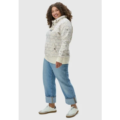 Abbildung von Ragwear Rollkragen Rylie PLUS Sweatshirt, Damen, Größe: 3XL, Beige