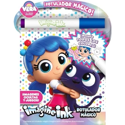 Abbildung von Vera y el Reino Arcoíris. rotulador mágico: Libro de colorear actividades con mágico