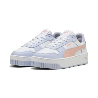 Abbildung von Puma Carina Street Sneaker low, Damen, Größe: 40.5, White/rose quartz/cool weather Leder und lederimitat