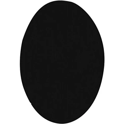 Abbildung von Haberdashery Online Elastische Knieschützer für Kleidung, farbe schwarz Patches, um Kleidung zu reparieren. 6 Ellbogenschützer oder von 9 x 13 cm.