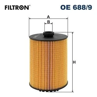 Abbildung von FILTRON OE 688/9 Ölfilter Filtereinsatz VOLKSWAGEN: Passat B7 Variant, Touareg II, Saloon, SKODA: Superb II Estate, Hatchback