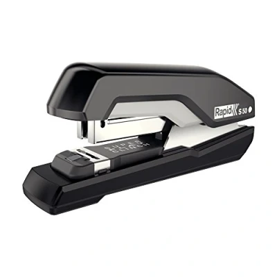 Abbildung von Rapid Tacker, 50 Blatt Kapazität, Flachheftgerät, Schwarz, Ergonomisch, Kunststoff, S50, 5000543