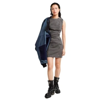 Abbildung von G STAR Shift Dress Jeanskleid, Damen, Größe: Medium, Granite