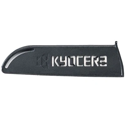 Abbildung von KYOCERA Klingenschutz für Keramikmesser, Klingen von 11,5 13 cm, Messerschutz ohne Messer, Kunststoff, Schwarz, Messer Schutzhülle Küchen Messerscheide