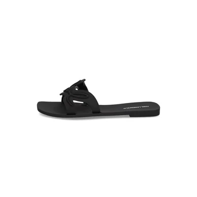 Abbildung von KARL Lagerfeld Signature Slide Pantolette flach, Damen, Größe: 36, Black Schuhe