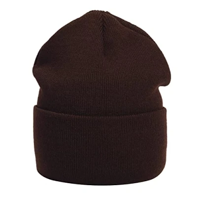 Abbildung von MASADA Damen und Herren Beanie Winter Mütze Braun