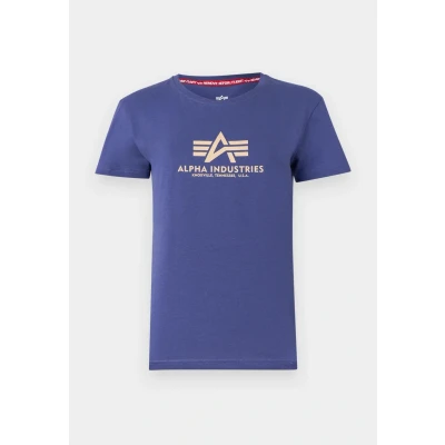 Abbildung von Alpha Industries NEW Tshirt print, Damen, Größe: Small, Night purple