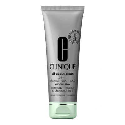 Abbildung von Clinique ALL About Clean Charcoal MASK + Scrub ANTI Pollution Gesichtsmaske, Größe: 100 ml,