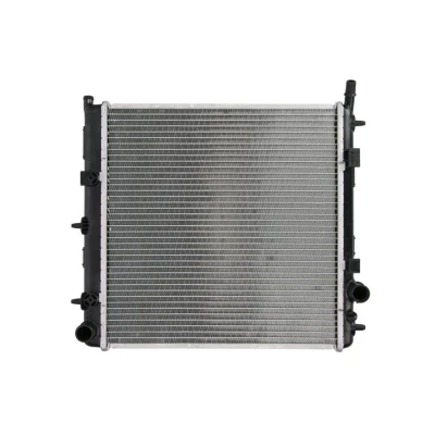 Abbildung von NRF 50439 Kühler, Motorkühlung Aluminium 402 380 27 mit Anbauteilen Kühlrippen gelötet PEUGEOT: 207 Hatchback, CITROËN: C3 I Hatchback