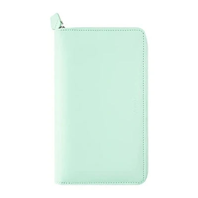 Abbildung von Filofax Persönlicher kompakter Saffiano Organizer mit Reißverschluss, Neo Mint