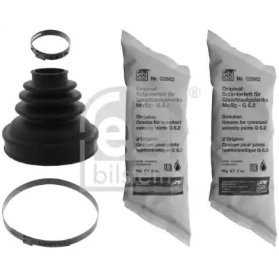 Abbildung von FEBI BILSTEIN 100209 Achsmanschette getriebeseitig, Vorderachse links, rechts Gummi PEUGEOT: 807, 607 Saloon, 5008 I, CITROËN: C8