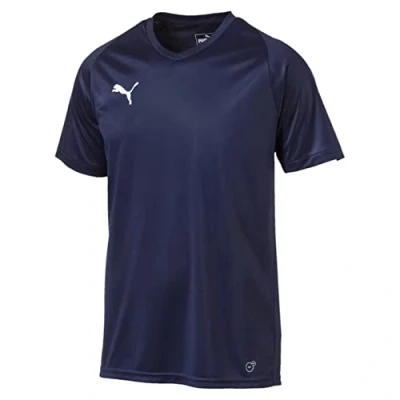 Abbildung von puma Herren Liga Core Jersey, Blau (Peacoat White), S EU