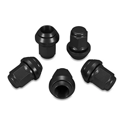 Abbildung von 20x Radmutter SCHWARZ M12x1,5x34 Kegel 60 SW19 beweglich D28mm + 1x Radschraubenbeutel