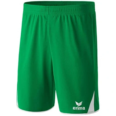 Abbildung von erima Herren Shorts 5 Cubes, Smaragd/Weiß, L, 615522