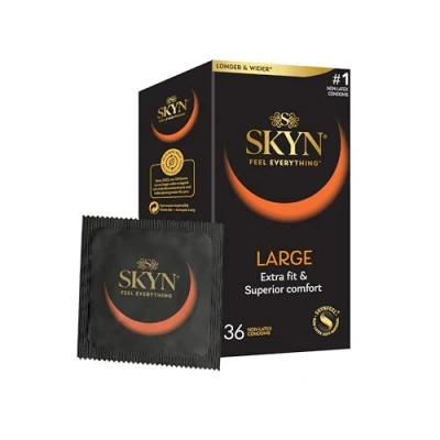 Abbildung von Latexfreie Kondome „Skyn Large“, extra groß