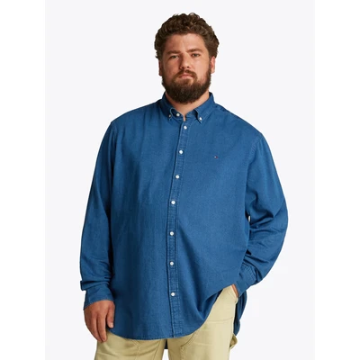 Abbildung von Tommy Hilfiger Shirt Hemd Light blue, Herren, Größe: XXL, blue