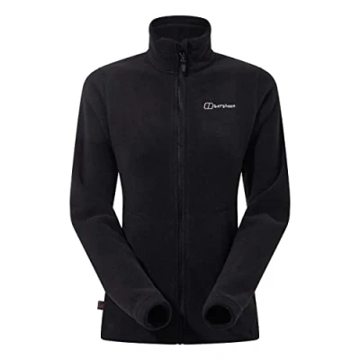 Abbildung von Berghaus Damen Prism Polartec Interactive Jacke, Zusätzliche Wärme, Schmeichelnder Stil, Langlebig Fleecejacke Fleecepullover, Schwarz, M EU
