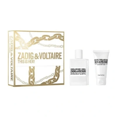 Abbildung von Zadig &amp; Voltaire Fragrances THIS IS HER EDP 50ML + BODY Lotion Gesichtspflegeset, Damen, Größe: One Size,