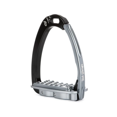 Abbildung von Tech Stirrups Steigbügel Venice Sloped EVO Schw./Titan Adult