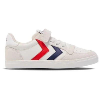 Abbildung von Hummel Slimmer Stadil Trainingsschuh für Kinder, Größe: 26, White Schuhe