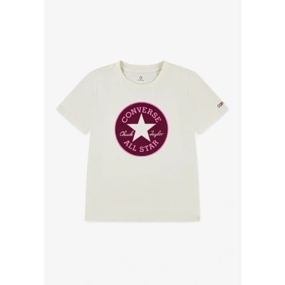 Abbildung von Converse Tshirt print, Damen, Größe: 128/140, Egret