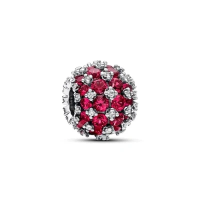 Abbildung von Pandora Moments Damen Charm Rot/Silber 792630C03