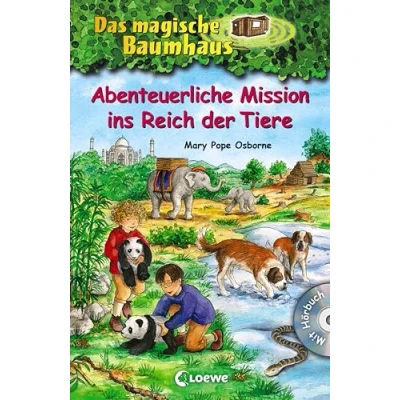 Abbildung von Das magische Baumhaus Abenteuerliche Mission ins Reich der Tiere (Bd. 43 46): Sammelband für Mädchen und Jungen ab 8 Jahre Mit Hörbuch CD Pandas ... Gefahr (Das Sammelbände)