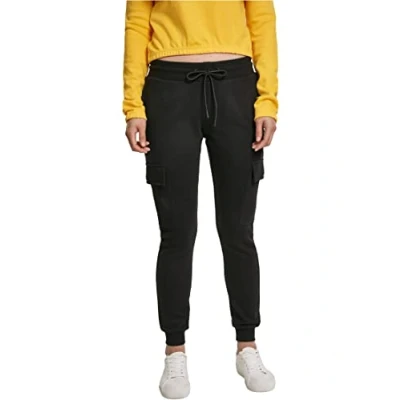 Abbildung von Urban Classics Cargohose, Damen, Größe: Small, Black