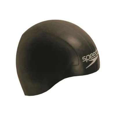Abbildung von Speedo Unisex Erwachsene Aqua V Racing Cap Schwimmkappe, Schwarz, Einheitsgröße