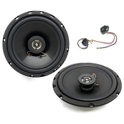 Abbildung von Sound Way 16,5 cm Lautsprecher Autolautsprecher mit Adaptern Kompatibel Mehrmarken Auto