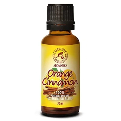 Abbildung von Duftmischung Zimtöl Orangenöl 30ml Ätherische Öle für Diffuser Cinnamomum Zeylanicum Citrus Sinensis Rein &amp; Natürlich Aromatherapie Duftlampe Öl Ölmischung Süßer Duft
