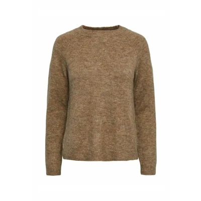 Abbildung von Pieces Pcjuliana Oneck NOOS BC Strickpullover, Damen, Größe: Medium, Fossil