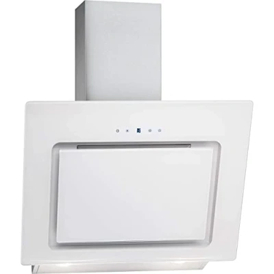 Abbildung von Bomann DU 771.1 G Kopffreie Vertikal Dunstabzugshaube / 60 cm/LED Display/Touch Control/Umluft oder Abluftbetrieb 3 Leistungsstufen 603 m3/h/weiß/Edelstahl
