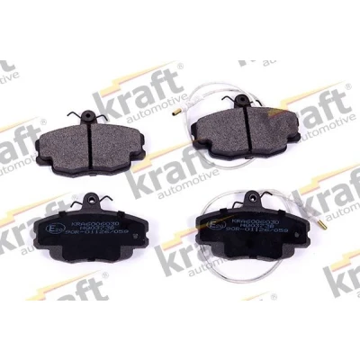 Abbildung von ABE C1C001ABE Bremsbelagsatz Vorderachse mit akustischer Verschleißwarnung CITROËN: ZX Hatchback