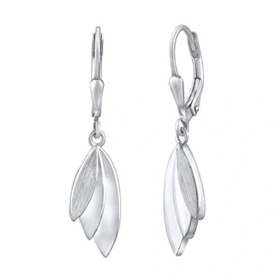 Abbildung von SILVEGO Damen Ohrringe aus 925 Sterling Silber Blätter Design