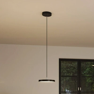 Abbildung von Paulmann LED Pendelleuchte »Hildor Smart Home Zigbee 20W 300 mm Schwarz 230V Metall/Kunststoff«, 1 flammig, dimmbar