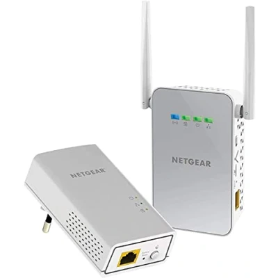 Abbildung von Netgear PLW1000 PowerLINE Set (1x Adapter AC WLAN Access Point und 1x GB LAN Port, Geschwindigkeit bis zu 1000 MBit/s, WiFi PowerLAN für Internet über die Steckdose)