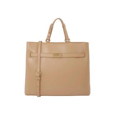 Abbildung von Tommy Hilfiger Heritage Satchel Handtasche, Damen, Größe: One Size, Khaki