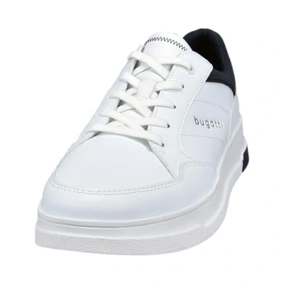 Abbildung von Bugatti Herren Schnürstiefel, Männer Stiefel Kaltfutter,Chukka Boots,schnürung,Boots,Winterstiefel,Winterschuhe,White/Dark Blue (2041),43 EU/EU UK