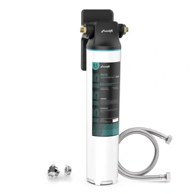 Abbildung von Frizzlife SW15 Unterbau Wasserfiltersystem, NSF/ANSI 53&amp;42 zertifiziert, Reduziert 99,99% Blei, Chlor, schlechten Geschmack und Geruch, Direktanschluss, 16K Gallonen, hohe Kapazität, 0,5 Mikron