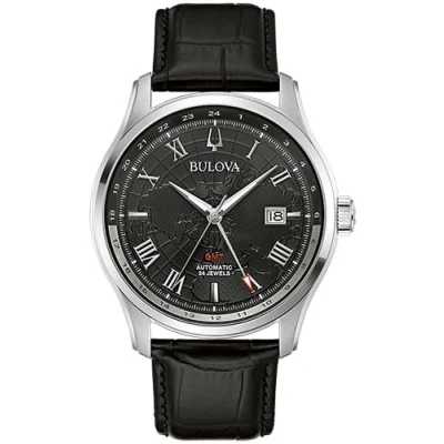 Abbildung von Bulova Herren Analog Automatik Uhr mit Leder Armband 96B387