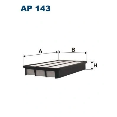 Abbildung von FILTRON AP 143 Luftfilter 41,5 185 310 Filtereinsatz TOYOTA: Celica VI Coupe