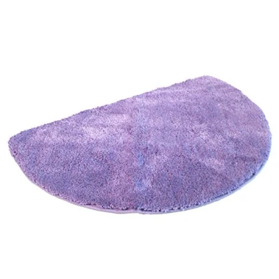 Abbildung von Kinzler J 10005/22 Flieder Duschmatte, Mikrofaser, 50x80 cm halbrund