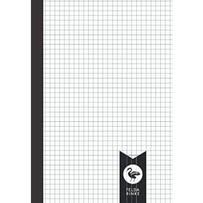 Abbildung von Lineatur 5 A5: Kariertes Rechenheft Notizbuch Schulheft 110 Seiten 55 Blatt beidseitig kariert 5mm Kästchengröße Ohne Rand