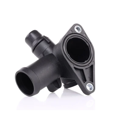 Abbildung von MEYLE 100 226 0012 Flansch Kunststoff hinten mit Dichtung ORIGINAL Quality AUDI: A4 B6 Avant, B7 Saloon