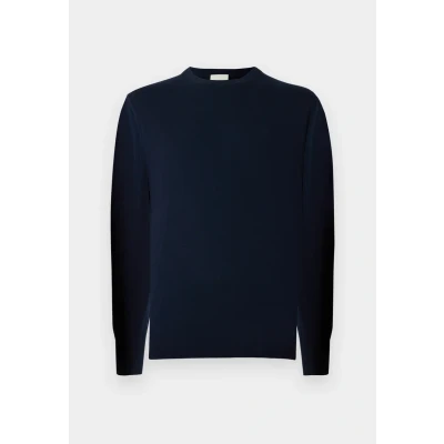 Abbildung von Calvin Klein CREW Strickpullover, Herren, Größe: Small, Dark sapphire