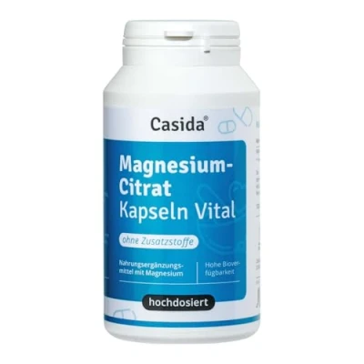 Abbildung von Magnesiumcitrat Kapseln Vital