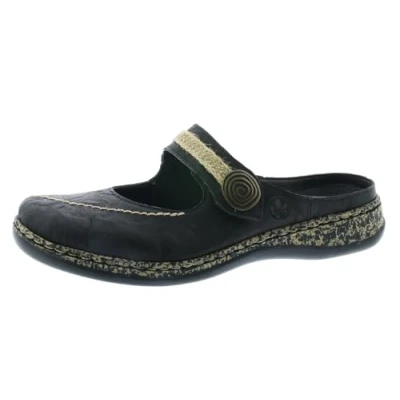 Abbildung von Rieker Damen 46391 Clogs, Schwarz 00, 38 EU