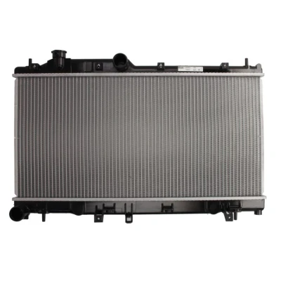 Abbildung von NISSENS 67723 Kühler, Motorkühlung Aluminium 340 686 16 Kühlrippen gelötet SUBARU: Impreza III Hatchback, Legacy 4 Limousine