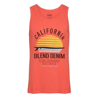 Abbildung von Blend Bhcali Top, Herren, Größe: XXL, Coral sea red